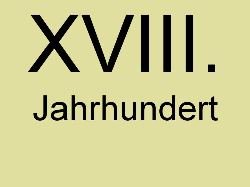 18. Jahrhundert