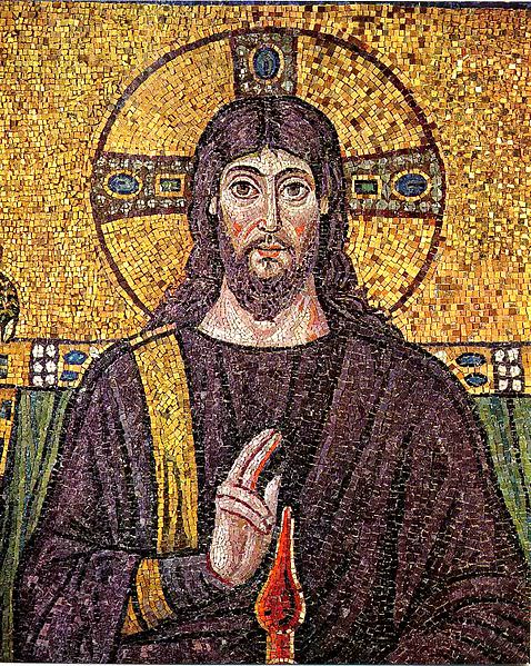 Christus-Mosaik aus Ravenna