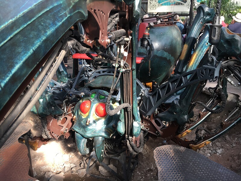 Eine mechanische Spinne der Machines de l'Isle (Nantes)