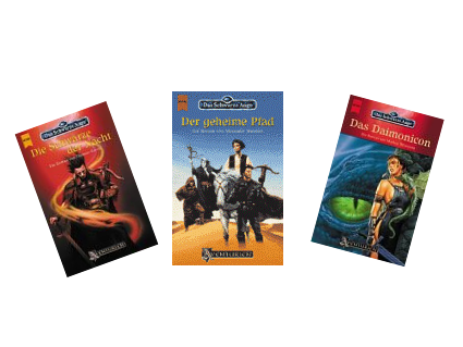 Titelbilder (Daimonicon, Schwärze der Nacht, Geheimer Pfad) Titelbilder (Daimonicon, Schwärze der Nacht, Geheimer Pfad)