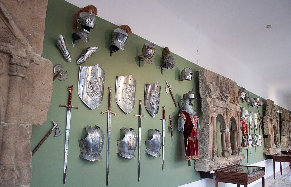 Ausstellung mittelalterlicher Waffen