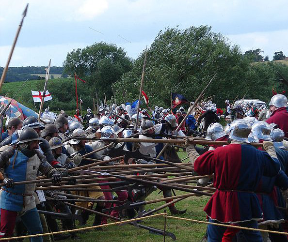 Historische Fantasy (Reenactment York gegen Lancaster)