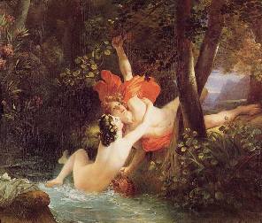 Erotische Fantasy - Hylas und die Nymphe