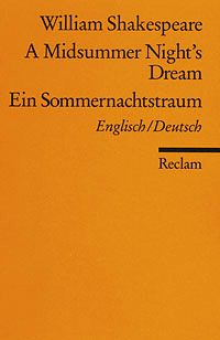 Buch-Cover, William Shakespeare: A Midsummer Night's Dream, Ein Sommernachtstraum