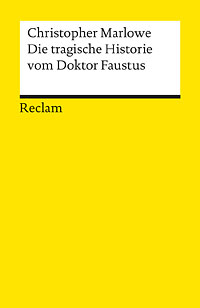 Buch-Cover, Christopher Marlowe: Dr. Faustus