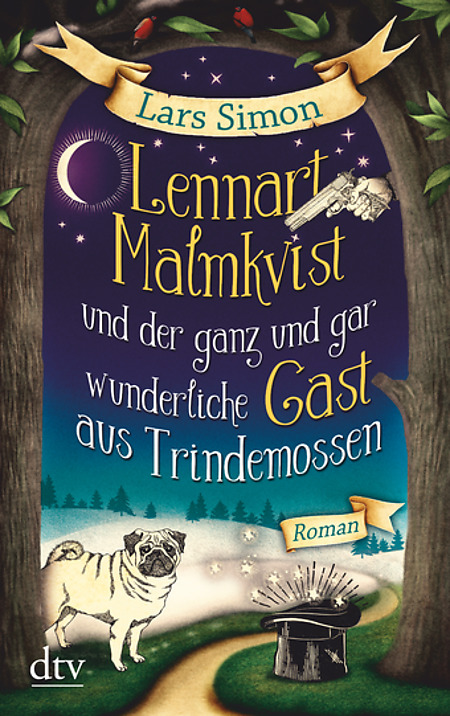 Buch-Cover, Lars Simon: Lennart Malmqvist und der ganz und gar wunderliche Gast aus Trindemossen