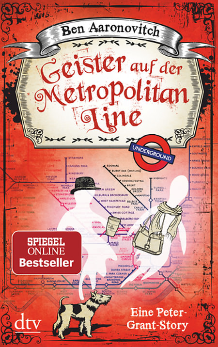 Buch-Cover, Ben Aaronovitch: Geister auf der Metropolitan Line