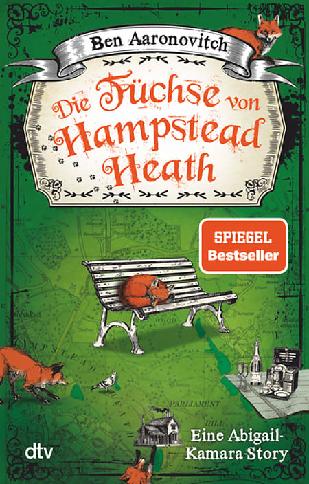 Buch-Cover, Ben Aaronovitch: Die Füchse von Hampstead Heath