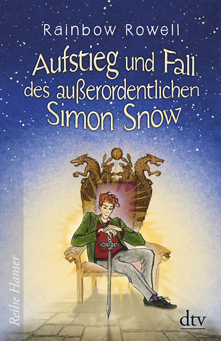 Buch-Cover, Rainbow Rowell: Aufstieg und Fall des außerordentlichen Simon Snow