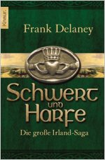 Buch-Cover, Frank Delaney: Schwert und Harfe