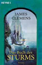 Buch-Cover, James Clemens: Das Buch des Sturms