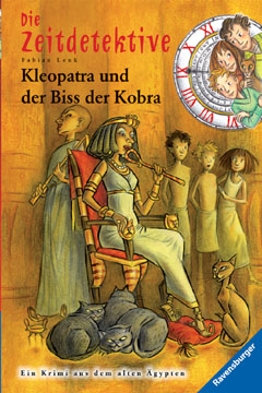 Buch-Cover, Fabian Lenk: Kleopatra und der Biss der Kobra