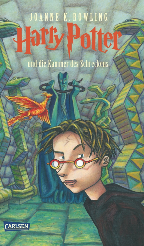 Buch-Cover, Joanne Kathleen Rowling: Harry Potter und die Kammer des Schreckens