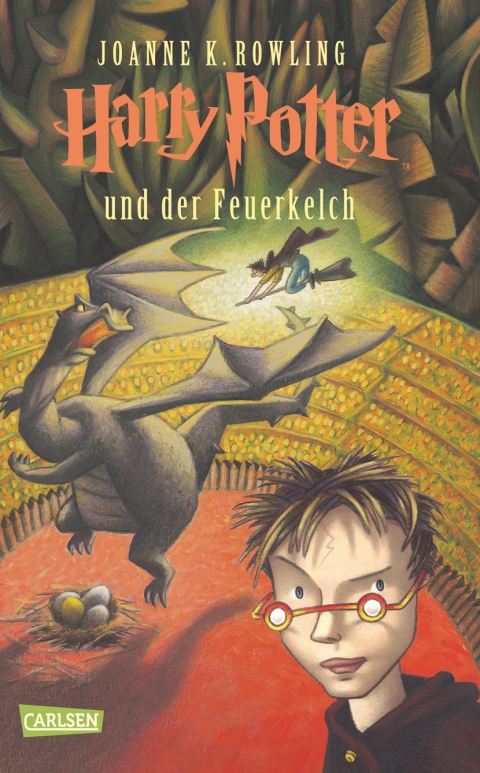 Buch-Cover, Joanne Kathleen Rowling: Harry Potter und der Feuerkelch