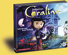 Buch-Cover, Neil Gaiman: Coraline [Hörbuch]