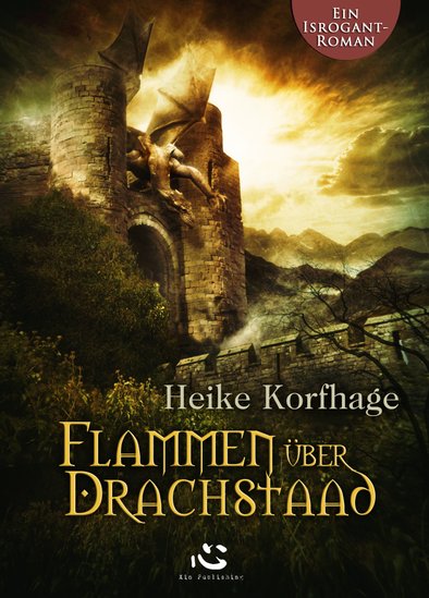 Buch-Cover, Heike Korfhage: Flammen über Drachstaad