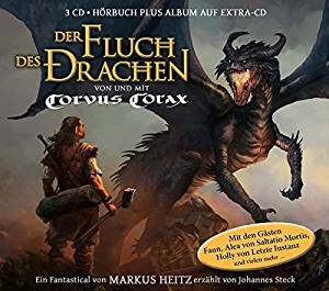 Buch-Cover,  Corvus Corax: Der Fluch des Drachen