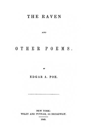 Buch-Cover, Edgar Allan Poe: Der Rabe